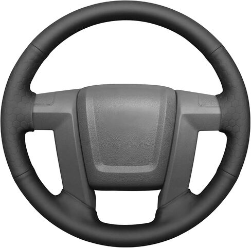 MEWANT Hand Stitch 3D Style Steering Wheel Cover Wrap for Ford F-150 2009-2014 Steering Wheel Accessories for Ford F-150 in Kuwait