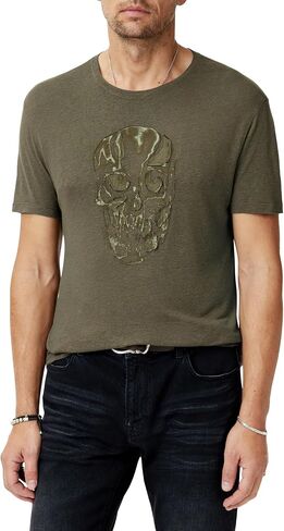 John Varvatos Men's Chain Skull Tee in Saudi Arabia