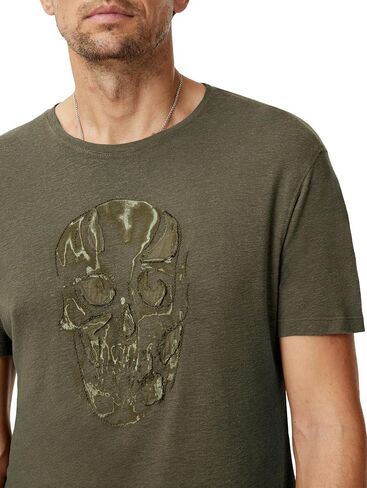 John Varvatos Men's Chain Skull Tee in Saudi Arabia