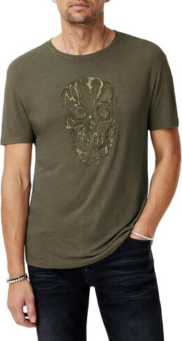John Varvatos Men's Chain Skull Tee in Saudi Arabia