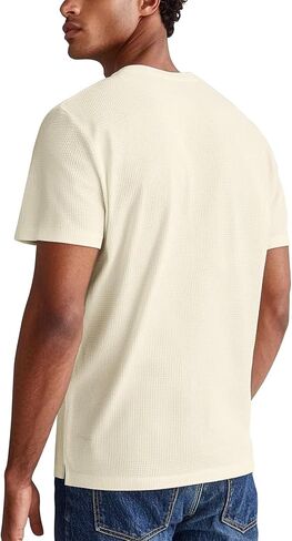 Zengjo Henley Shirts for Men Short Sleeve Waffle-Knit Casual 3 Button T-Shirt Regular-Fit in Saudi Arabia