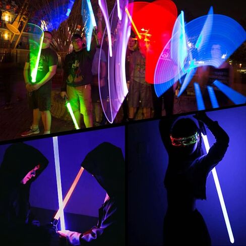 ELESKOCO Smooth Swing Lightsaber, Infinite RGB Colors APP Control Dueling Light Saber with 16 Sound Fonts - Motion Control Blue Lightsabers OBI-WANS Premium Metal Hilt for Adults Teens Cosplay Gift in Saudi Arabia