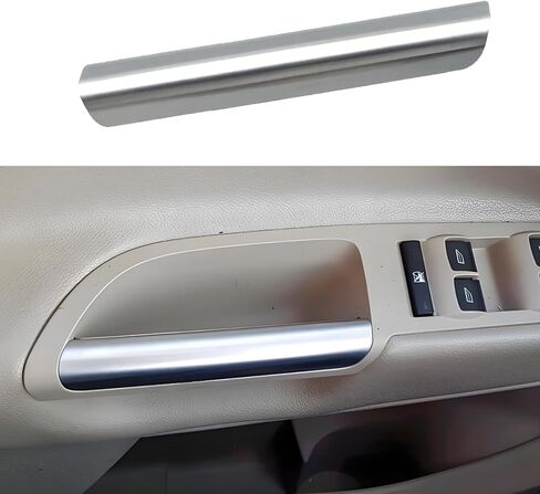 Silver Interior Armrest Front Pull Left Door Handle Grab Trim Compatible with Ford Escape Replace 2013-2019 CJ5Z7822621BA in Saudi Arabia
