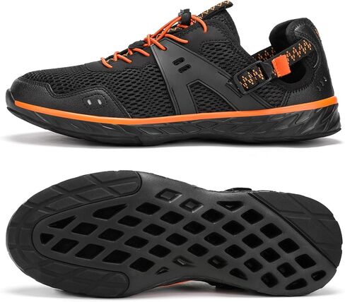 أحذية المياه Kricely Men Quick Dry Aqua Swime Shoes for Men Non Slip Beach Shoes Outdoor for Surfing in Kuwait