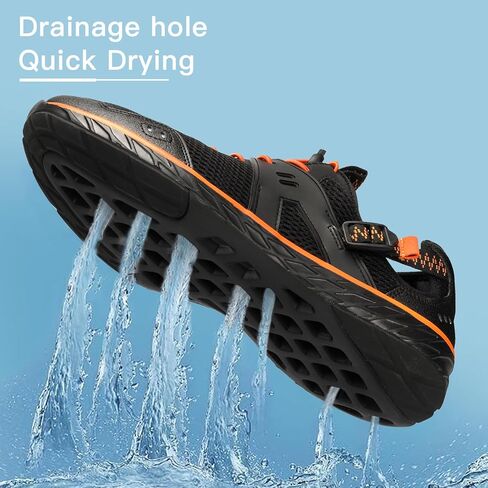 أحذية المياه Kricely Men Quick Dry Aqua Swime Shoes for Men Non Slip Beach Shoes Outdoor for Surfing in Kuwait