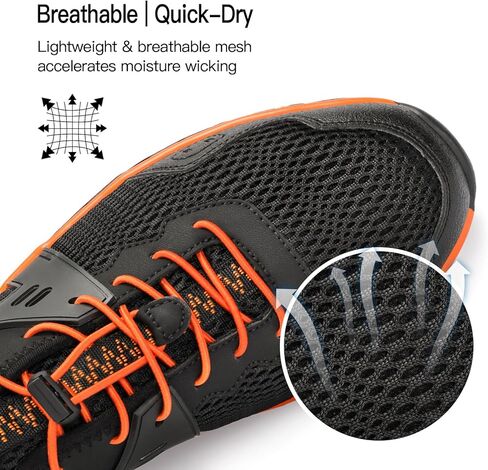 أحذية المياه Kricely Men Quick Dry Aqua Swime Shoes for Men Non Slip Beach Shoes Outdoor for Surfing in Kuwait