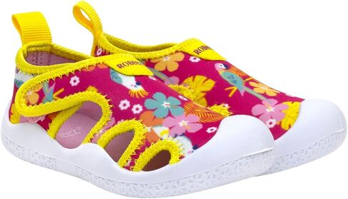 Robeez Kids Water Shoes Boys & Girls Slip Resistant Neoprene Aqua Shoes for Summer, Beach, Pool - Infant/Toddler, 12 Months - 3.5 Years in Kuwait