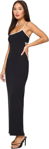 L*Space Jordana Dress for Women, Soft Form-Fitted Scoop Neck Ribbed Midi Dress, Adjustable Spaghetti Strap, Back Cutout in Saudi Arabia