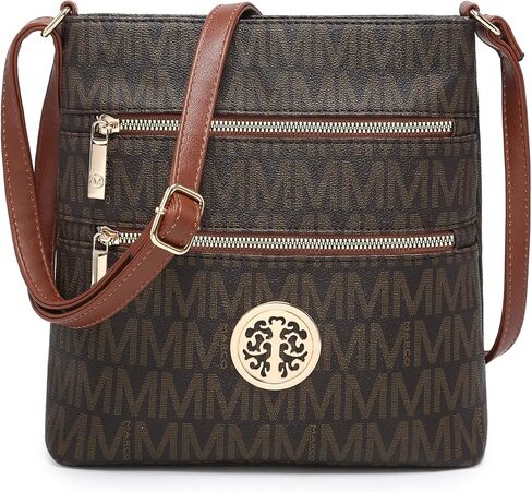 Crossbody Bags for Women Multi Pocket Crossbody Purses Trendy Vegan Leather Shoulder Handbags with Adjustable Strap in Saudi Arabia
