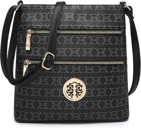 Crossbody Bags for Women Multi Pocket Crossbody Purses Trendy Vegan Leather Shoulder Handbags with Adjustable Strap in Kuwait