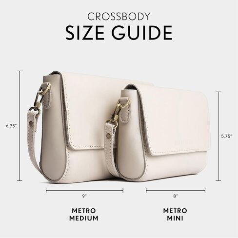 Portland Leather Goods Metro Crossbody Bag for Women – Handmade from the Finest Full-Grain Hides in Kuwait