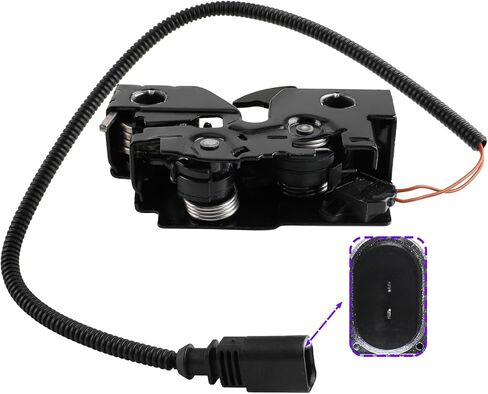 مجموعة مزلاج Hood Carbhub متوافقة مع فولكس واجن أطلس 2.0L 3.6L 2018 2018 2020 استبدال الأجزاء رقم 5F0-823-509-D 5F0823509C in Saudi Arabia