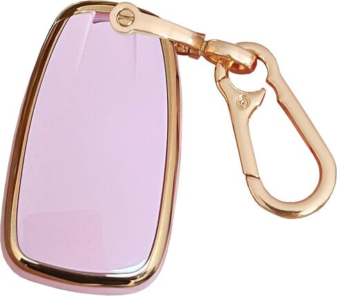 Pink for Chevy Key Fob Cover with Keychain Fits for Chevrolet Equinox Malibu Spark Cruze Traverse Blazer Smart Key (4-Button-B) in Saudi Arabia