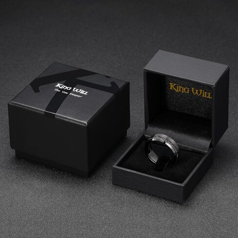King Will Mens Wedding Band 8mm Tungsten Rings for Men Koa Wood Inlay Engagement Anniversary Ring Comfort Fit for Daily Wear Size 7-14 in Saudi Arabia