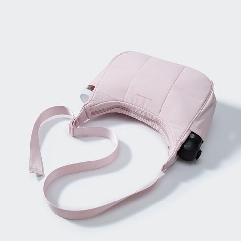 Pander Nylon Crescent Shoulder Bag, Medium Sling Crossbody with Adjustable Strap. in Kuwait