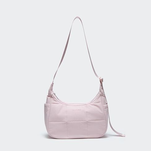 Pander Nylon Crescent Shoulder Bag, Medium Sling Crossbody with Adjustable Strap. in Kuwait