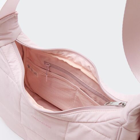 Pander Nylon Crescent Shoulder Bag, Medium Sling Crossbody with Adjustable Strap. in Kuwait