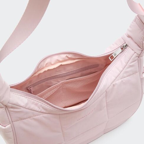 Pander Nylon Crescent Shoulder Bag, Medium Sling Crossbody with Adjustable Strap. in Kuwait