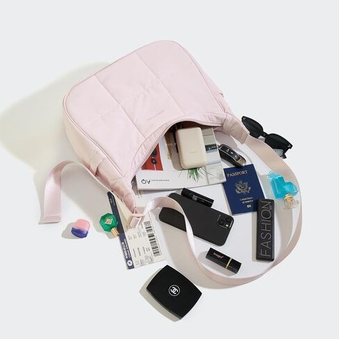 Pander Nylon Crescent Shoulder Bag, Medium Sling Crossbody with Adjustable Strap. in Kuwait