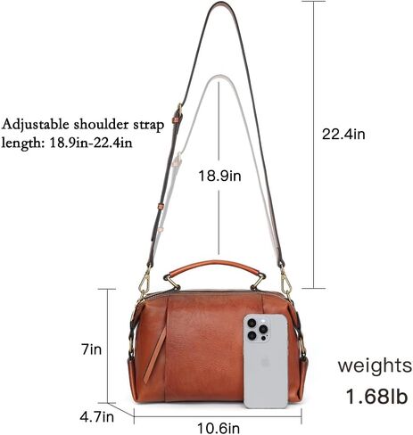 Genuine Leather Crossbody Bags for Women Wristlets Handbags Purse Small Satchel Clutch Shoulder Bag in Saudi Arabia