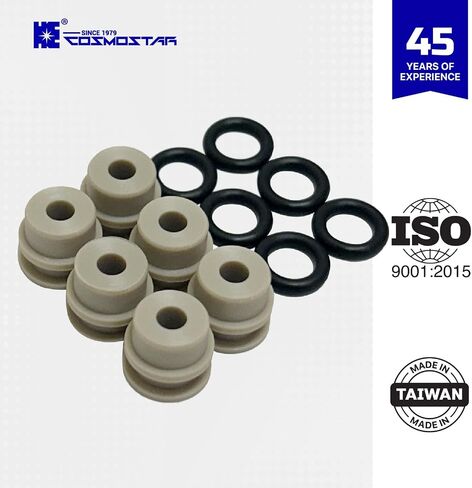 كوس أقمشة بوليمر عالي الأداء بوليمر دائمة مع حلقة O للانصهار Air Purge Gun-6 Pack (277298 ، 246348 ، 248128) in Kuwait