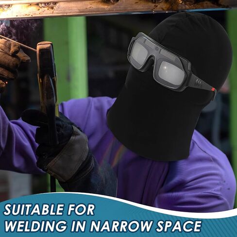 1 Set Welding Glasses Solar Welding Goggles Auto Darkening Welder Glasses with Replacement Lenses Welding Mask Welding Helmet for TIG MIG Arc Plasma Cut in Saudi Arabia