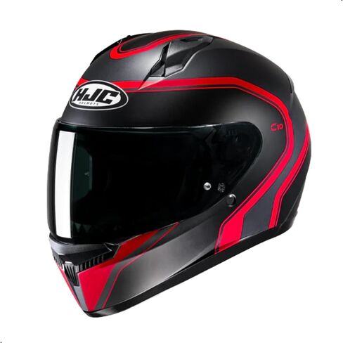 HJC C10 ELIE Full Face Motorcycle Helmet مع درع قفل HJ-34P ، DOT معتمد (MC5SF ، متوسط) in Kuwait