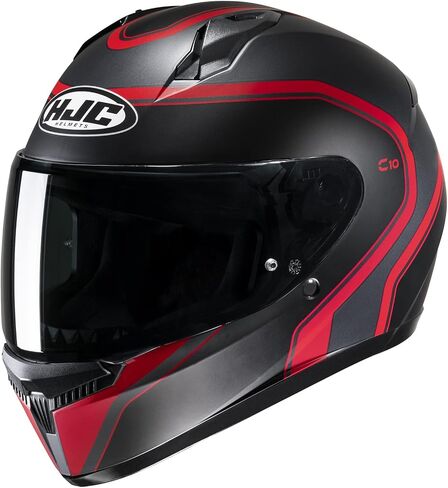 HJC C10 ELIE Full Face Motorcycle Helmet مع درع قفل HJ-34P ، DOT معتمد (MC5SF ، متوسط) in Kuwait