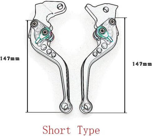 CNC Clutch Brake Levers for CFMOTO 450SR CF450SR CF 450 SR 2021 2022 2023 2024 Motorcycle Short Black in Kuwait