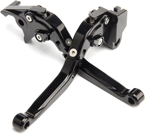 for Kawasaki Ninja 500 Z500 2024 2025 Modified CNC Aluminum Alloy Length Adjustable Foldable Brake Clutch Lever Accessories (Black) in Kuwait