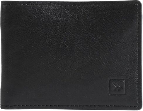 محفظة خيط Bifold Wallet - محفظة مضغوطة للنقد مع نافذة معرف واضحة للتخزين ل 4-10 بطاقات مع جلد نباتي (ويسلي) in Kuwait