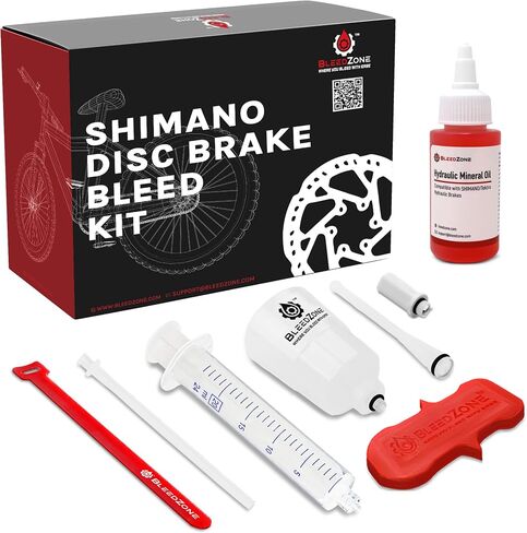 مجموعة التسييل لفرامل Shimano MTB الهيدروليكية مع زيت معدني 60 مل in Kuwait