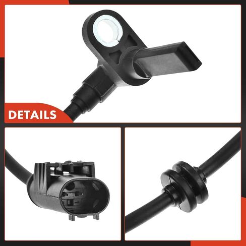 مستشعر سرعة عجلة ABS A-Premium متوافق مع نماذج RAM-Promaster 1500/Promaster 2500/Promaster 3500 2014-2019-سائق الأمامي والركاب ، مجموعة 2-PC ، استبدل# 0265007685 ، 51725099 in Kuwait