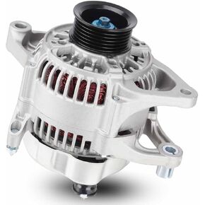 90Amp New Alternator Fit for Jeep for Cherokee 91-98 4L 2.5L, Grand Cherokee 93-98 4L, Wrangler 91-98 4L 2.5L, Comanche 91 92 4L 2.5L, TJ 97 98 4L 2.5L, for Dodge Dakota 97 98 2.5L