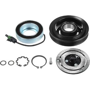 X AUTOHAUX 1 Set AC Compressor Clutch Replacement for Smart Fortwo 3 Cyl 1.0L 2008-2015