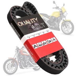 JERBOR 128T 1-1/8" Heavy Duty Rear Drive Belt for Harley Davidson Sportster 883 1200 Hugger XL XLH 1200C 883C 1200S 1991-2003, Durable High Strength Drive Belt Replace 40022-91