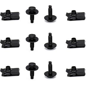 6 Sets Engine Radiator Mounting Bolts & U Nuts Clips Kits Compatible with 1987-2006 Wrangler YJ TJ