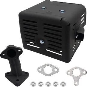 GX390 Muffler Silencer Exhaust Kit for Honda GX340 GX 390 11HP 13HP 16HP 389CC Harbor Freight Predator 420 Engine Pressure Washer with Manifold Pipe Exhaust Gasket