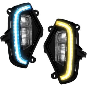 LED LED LID LIGHT PRESSION TOYOTA RAV4 2019 2020 2021 2022 مصابيح الضباب مع مصابيح تشغيل أثناء النهار وتحويل مصابيح الإشارة