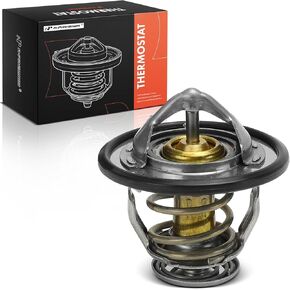 A-Premium Engine Coolant Thermostat with Seal Compatible with Hyundai Sonata, Santa Fe, Genesis, Azera, Entourage, Equus, Veracruz & Kia Sorento, Sedona, Cadenza, Borrego, K900, 3.3L 3.5L 3.8L 4.6L
