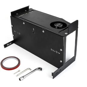 3mirrors Center Console Safe Gun Safe Box with Springs Hinge Compatible with 2021-2024 Ford F150, 2022-2023 F150 Lightning
