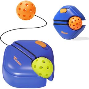 Match Buddy Pickleball Trainer - Pickleball Practice Rebounder with Pickleball Bag & 2 Balls, Pickleball Training Aids for Adults, Kids, Perfect Pickleball Training Equipment for Self Practice
