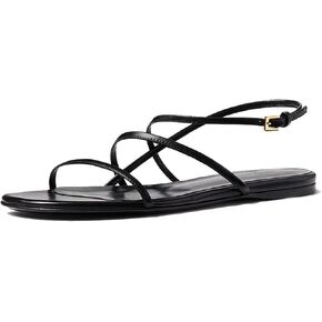 Beaded Strappy Flat Sandals for Women Bohemian Sandals Open Toe Slingback Flats Summer Vacation Beach Casual Daily Dressy Cute Shoes