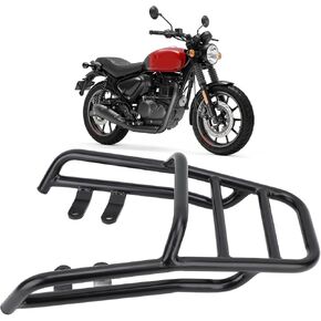 Rear Motorcycle Rack,Rear Tail Seat Cargo Extender, Rear Rack Luggage Carrier Support Shelf,Motorcycle Rear Luggage Rack,Cargo Rack for Hunter 350 2022 to 2024