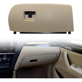 NLQR Dash Glove Box Door Cover Lid Beige Compatible with BMW X3 X4 F25 F26 2011-2018# 51166839001 51169242087 51-16-6-839-001