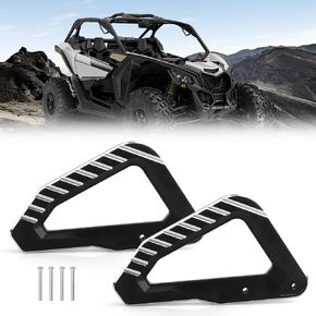 Aluminum X3 Grab Handles Compatible with 2017 2018 2019 2020 2021 2022 2023 2024 2025 Can-Am Maverick X3 XDS XRS XMR XRC Turbo R RR Accessories, Heavy Duty Billet Grab Handles, 1 Pair