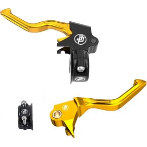 Power James Gold Easy Pull Wighter Lighter أقصر قابضًا ضئيلًا وفراملًا أدوات التحكم في اليد.