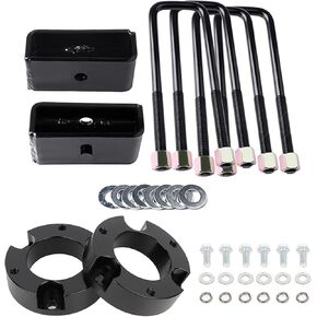Scitoo 3 "Front / 2" مجموعات رفع التسوية الخلفية متوافقة مع Toyota for Tacoma 1995 1996 1997 1998 1999 2000 2001 2003 2003