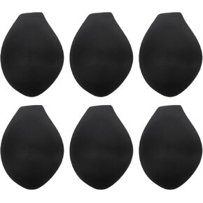 6pcs Bulge Pad for Swim Trunks Lightweight Sponge Insert for Shorts and Jeans Removable Cushion for Increased Confidence Black
