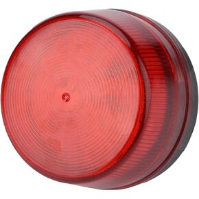 Red Flashing LED Alarm Light Security Alarm Light Strobe Warning Lamp Continuously and Quickly Flash Better Warning Effect, Suitable for Various Road Cones, Warning Columns